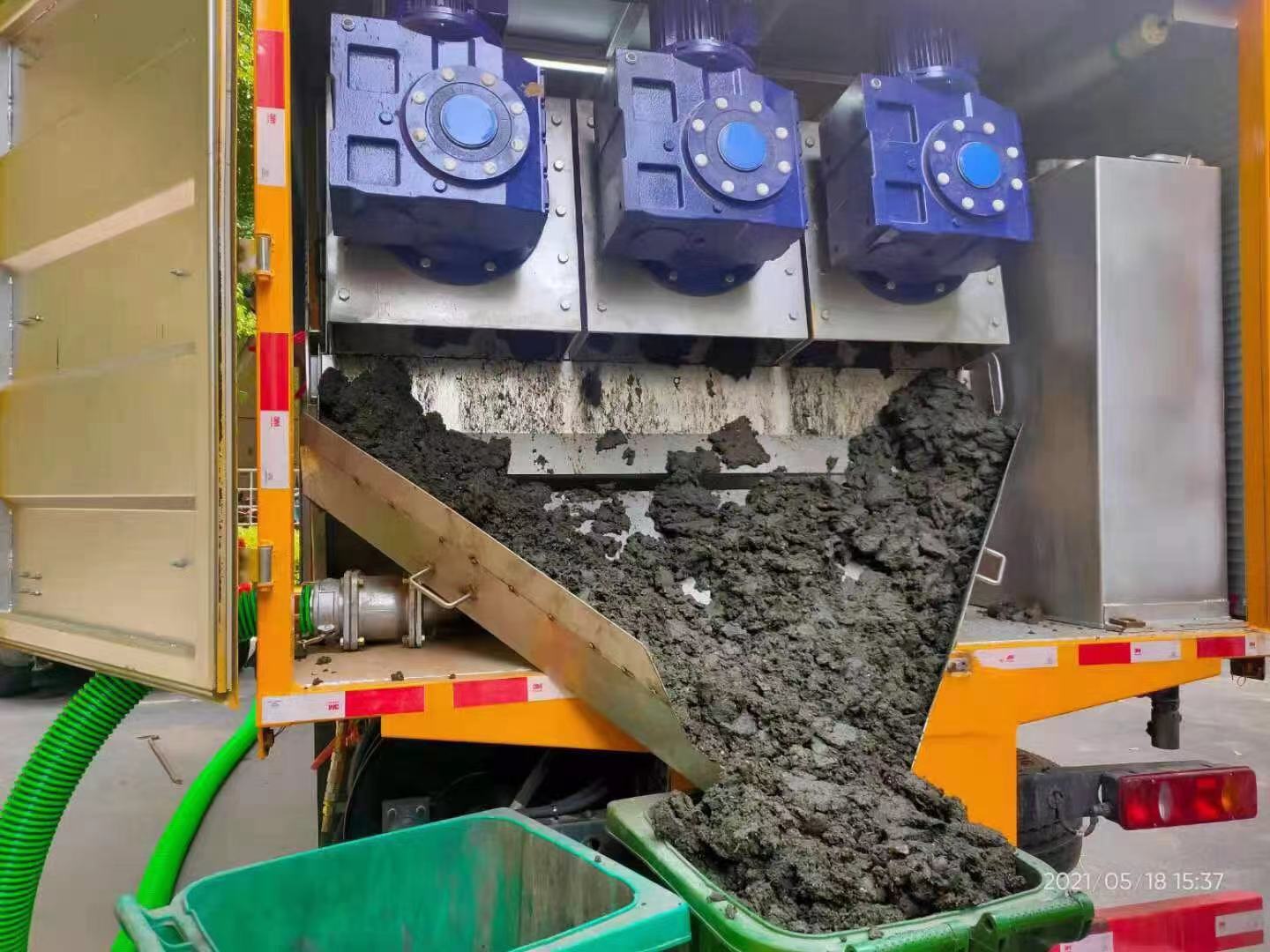 园林办事处化粪池清掏城市维护站-泥浆净化干湿分离处理